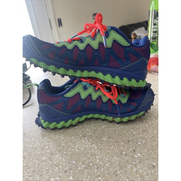 EUC Y2K Adidas Vigor TR Blue Green Orange Sneakers Outdoor Trail Runners Size 6 - Picture 8 of 13